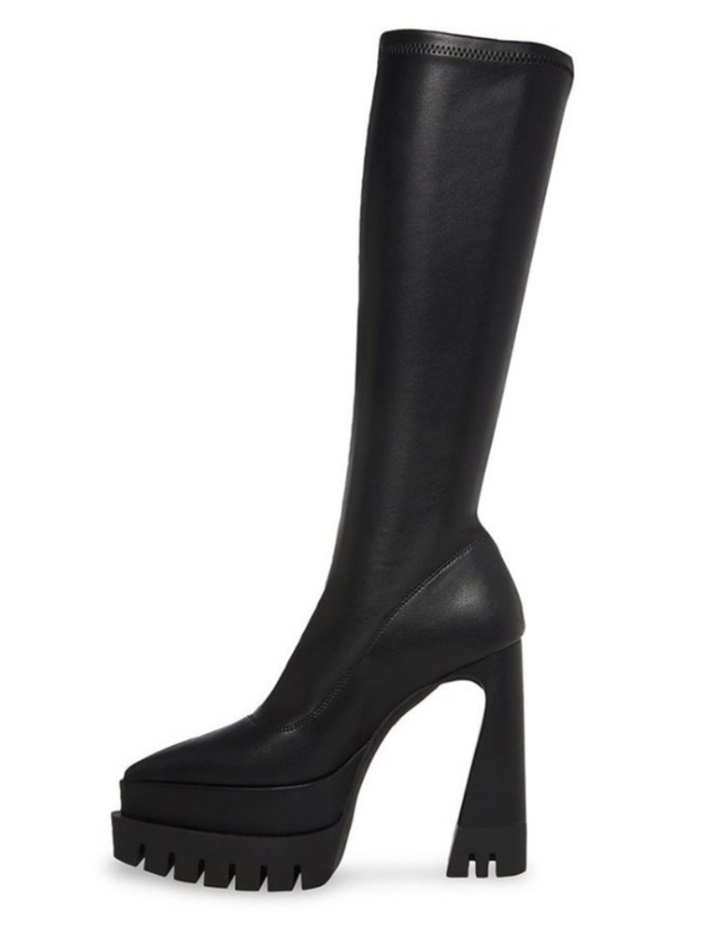 Steve Madden MARA Lug Sole Knee High Platform Boots Size 8 EUC